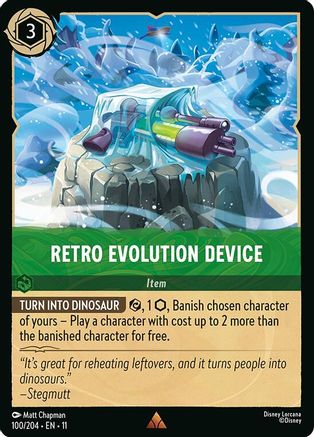 Image of Retro Evolution Device (100/204) - Winterspell