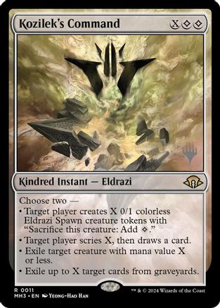 Image of Kozilek's Command (PPECL-011) - Promo Pack: Lorwyn Eclipsed Foil