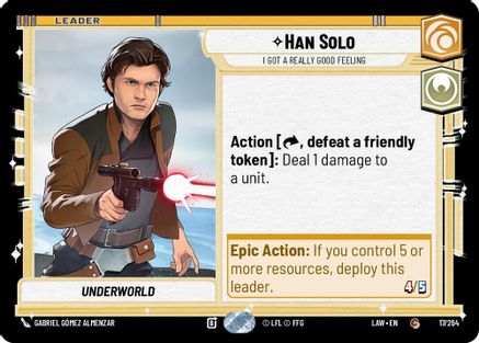 Image of Han Solo - I Got a Really Good Feeling (17/264) - A Lawless Time