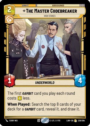 Image of The Master Codebreaker - High Stakes (229/264) - A Lawless Time