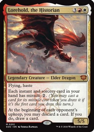 Image of Lorehold, the Historian (SOS-201) - Secrets of Strixhaven Foil