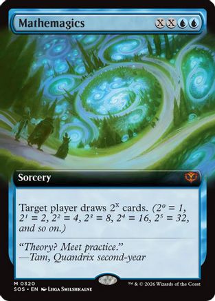 Image of Mathemagics (Extended Art) (SOS-320) - Secrets of Strixhaven