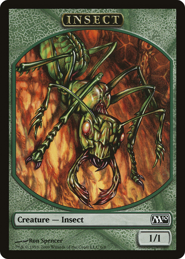 Image of Insect Token (M10-006) - Magic 2010 Tokens