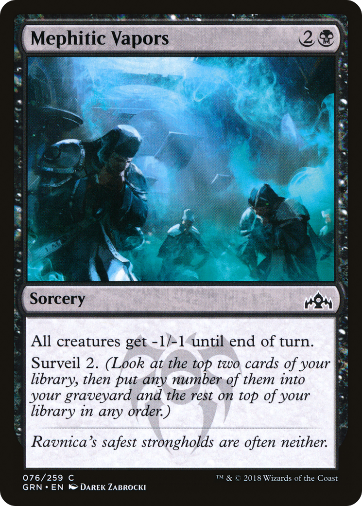 Image of Mephitic Vapors (GRN-076) - Guilds of Ravnica