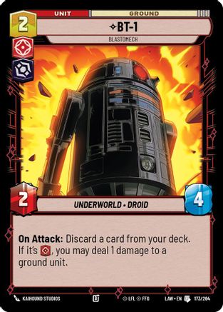 Image of BT-1 - Blastomech (173/264) - A Lawless Time