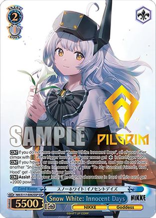 Image of Snow White: Innocent Days (SSP) (Gold Stamp) (NIK/S117-E092SSP SSP) - GODDESS OF VICTORY: NIKKE