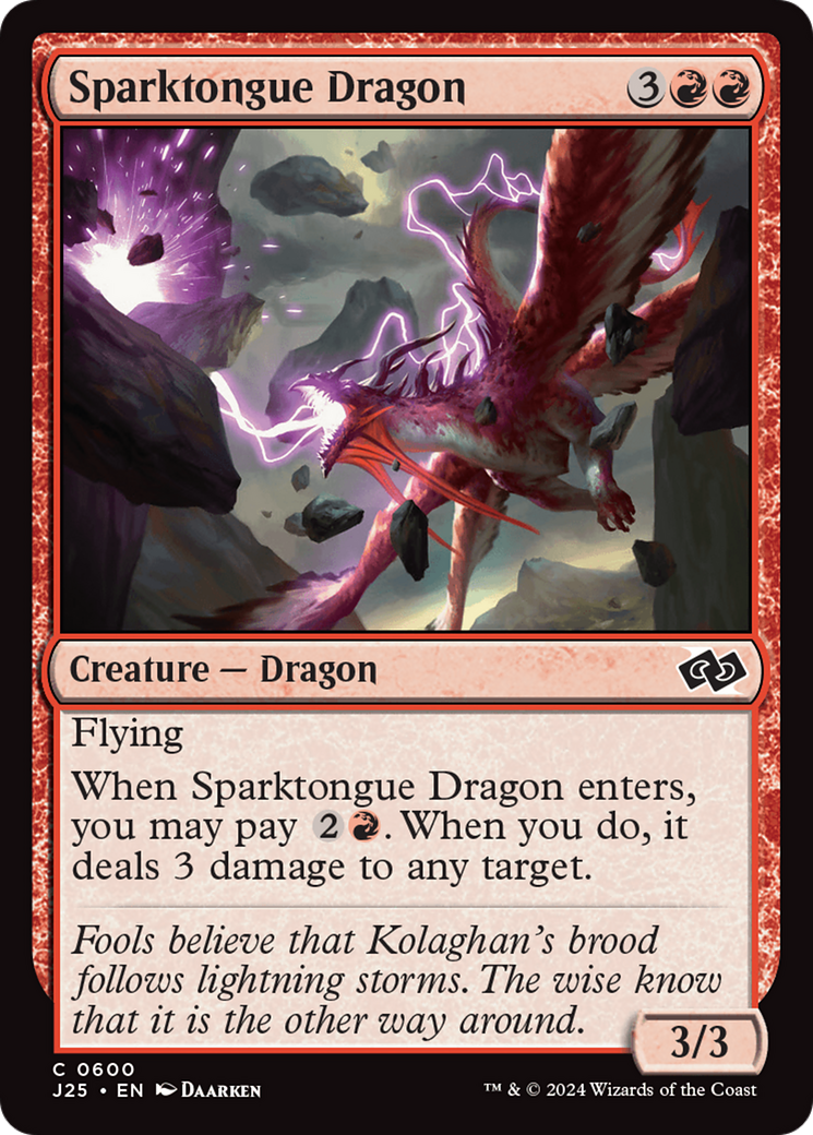 Image of Sparktongue Dragon (J25-600) - Foundations Jumpstart