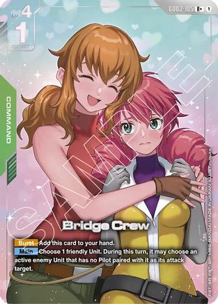 Image of Bridge Crew (R+) (GD03-105) - Steel Requiem Holofoil