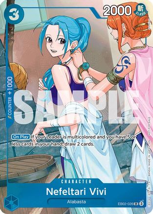 Image of Nefeltari Vivi - EB02-026 (EB02-026) - Extra Booster: One Piece Heroines Edition Foil