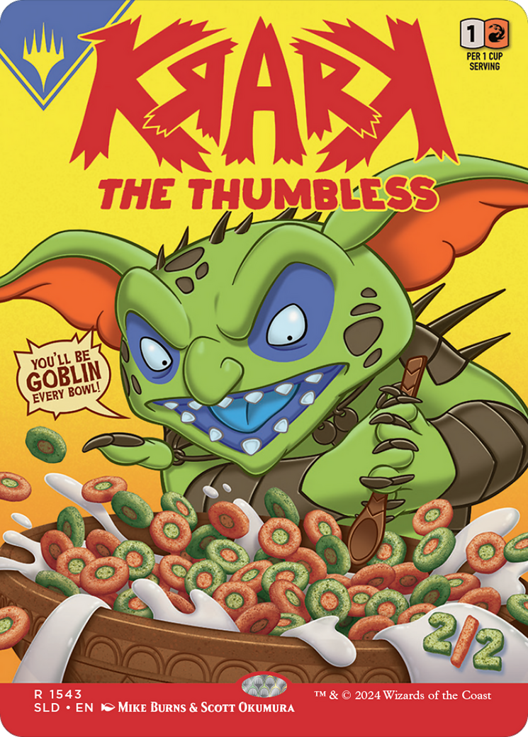 Image of Krark, the Thumbless (SLD-1543) - Secret Lair Drop (Borderless) Foil