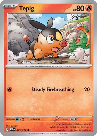 Image of Tepig 029  ME Ascended Heroes - Common