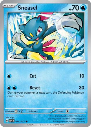 Image of Sneasel 044  ME Ascended Heroes - Common
