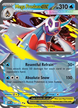 Image of Mega Froslass ex 047/217  - Holofoil ME Ascended Heroes - Double Rare