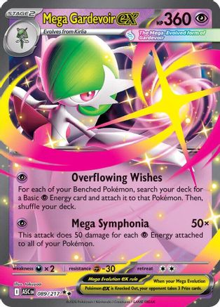 Image of Mega Gardevoir ex 089  - Holofoil ME Ascended Heroes - Double Rare