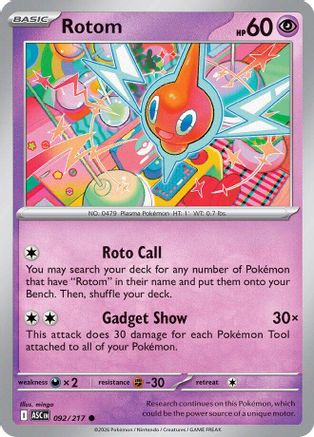 Image of Rotom 092  ME Ascended Heroes - Common