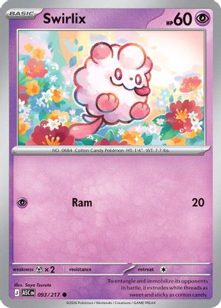 Image of Swirlix 093  ME Ascended Heroes - Common