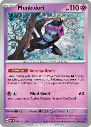 Image of Munkidori 099  - Holofoil ME Ascended Heroes - Rare