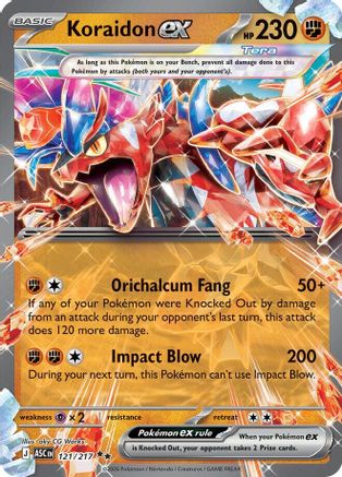 Image of Koraidon ex 121  - Holofoil ME Ascended Heroes - Double Rare