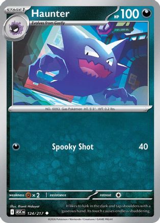 Image of Haunter 124  ME Ascended Heroes - Uncommon
