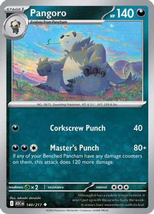Image of Pangoro 140  ME Ascended Heroes - Uncommon