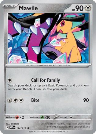 Image of Mawile 144/217  ME Ascended Heroes - Uncommon