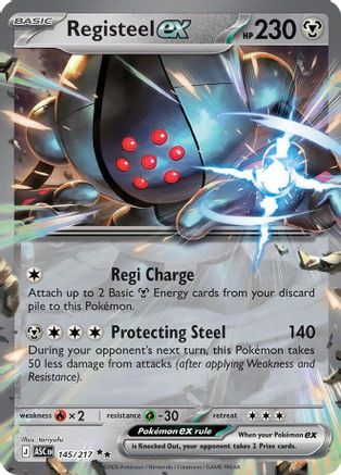 Image of Registeel ex 145  - Holofoil ME Ascended Heroes - Double Rare