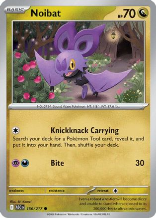 Image of Noibat 156  ME Ascended Heroes - Common