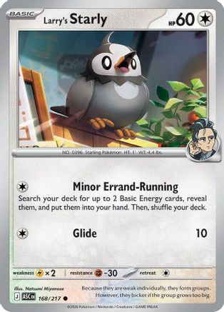 Image of Larry's Starly 168  ME Ascended Heroes - Common