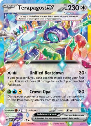 Image of Terapagos ex 179  - Holofoil ME Ascended Heroes - Double Rare