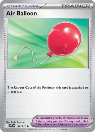 Image of Air Balloon 181  ME Ascended Heroes - Uncommon
