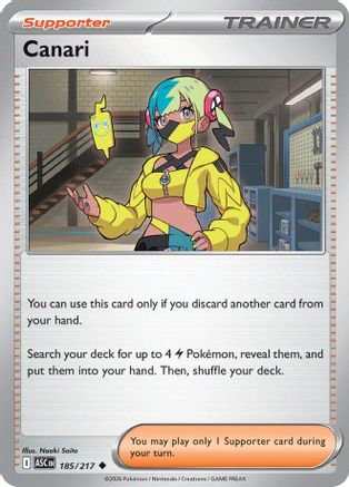 Image of Canari 185/217  ME Ascended Heroes - Uncommon