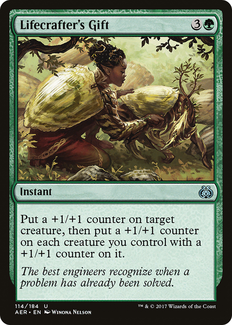 Image of Lifecrafter's Gift (AER-114) - Aether Revolt Foil