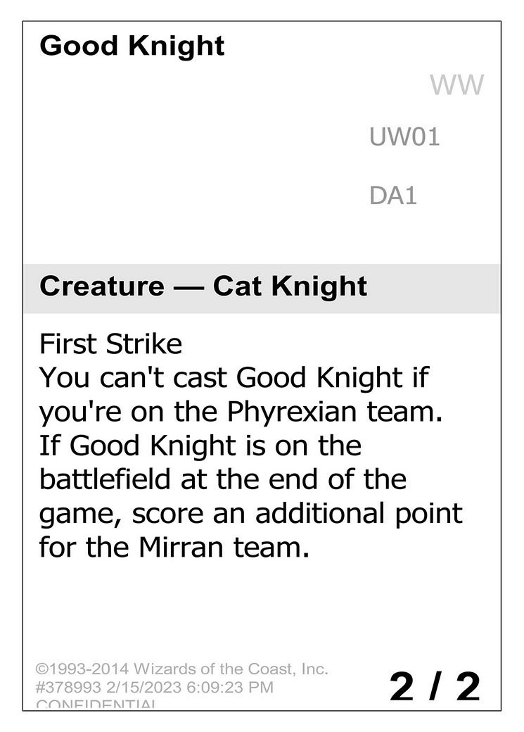 Image of Good Knight (UNK-UW01) - Unknown Event