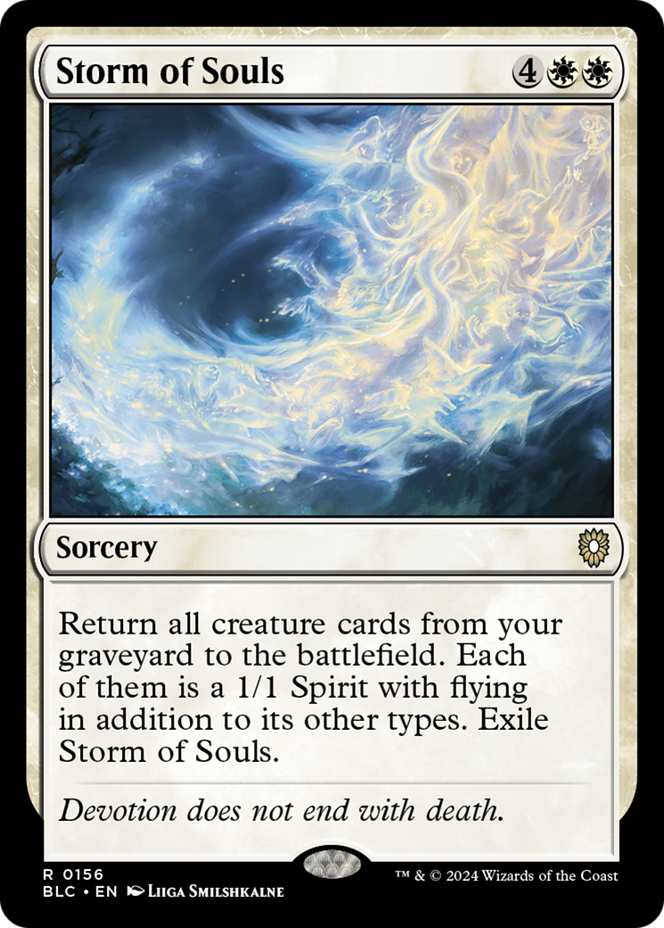 Image of Storm of Souls (BLC-156) - Bloomburrow Commander
