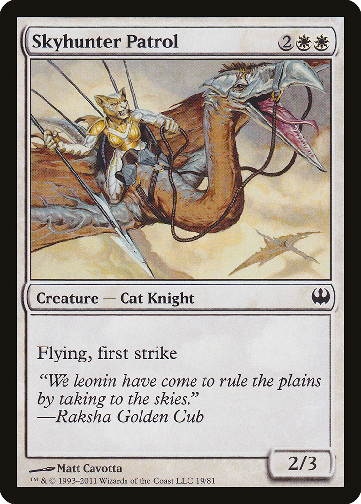 Image of Skyhunter Patrol (DDG-019) - Duel Decks: Knights vs. Dragons