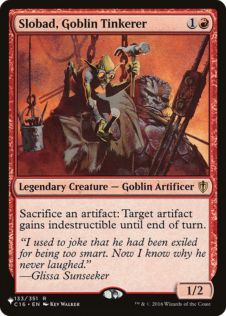 Image of Slobad, Goblin Tinkerer (LIST-C16-133) - The List