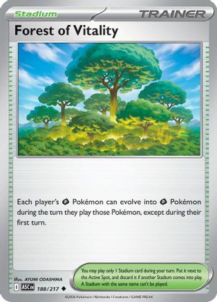 Image of Forest of Vitality 188  ME Ascended Heroes - Uncommon