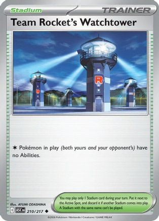 Image of Team Rocket's Watchtower 210  ME Ascended Heroes - Uncommon