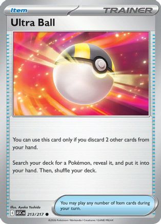 Image of Ultra Ball 213/217  ME Ascended Heroes - Common