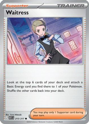 Image of Waitress 215  ME Ascended Heroes - Common