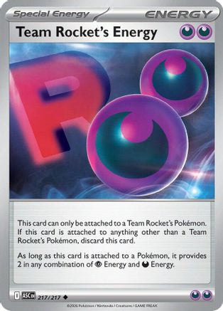 Image of Team Rocket's Energy 217  ME Ascended Heroes - Uncommon