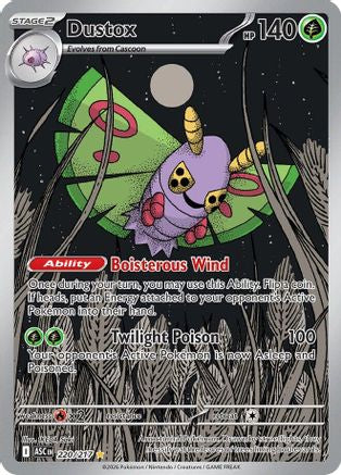 Image of Dustox 220/217  - Holofoil ME Ascended Heroes - Illustration Rare