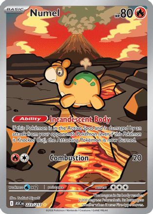 Image of Numel 223/217  - Holofoil ME Ascended Heroes - Illustration Rare
