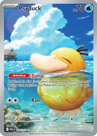 Image of Psyduck 226/217  - Holofoil ME Ascended Heroes - Illustration Rare