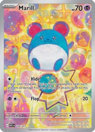 Image of Marill 232/217  - Holofoil ME Ascended Heroes - Illustration Rare