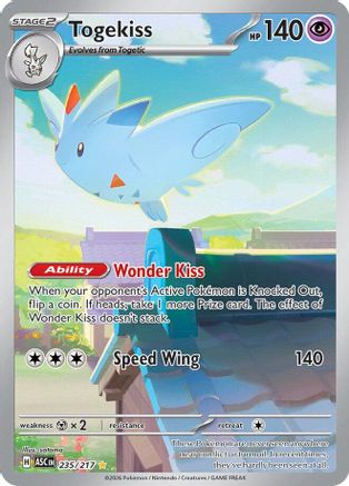 Image of Togekiss 235/217  - Holofoil ME Ascended Heroes - Illustration Rare