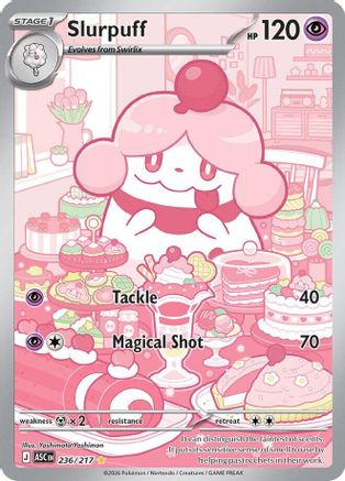 Image of Slurpuff 236/217  - Holofoil ME Ascended Heroes - Illustration Rare