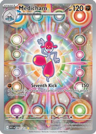 Image of Medicham 241/217  - Holofoil ME Ascended Heroes - Illustration Rare