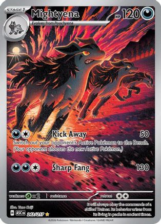 Image of Mightyena 243/217  - Holofoil ME Ascended Heroes - Illustration Rare