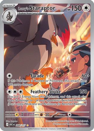 Image of Larry's Staraptor 249/217  - Holofoil ME Ascended Heroes - Illustration Rare